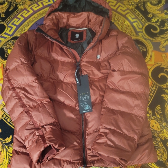 G-Star Raw Hooded Chevron-Quilted Puffer Jacket Various Sizes - Picture 2 of 5